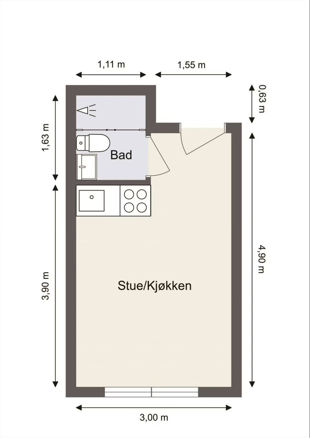 Planskisse. Galleribilde