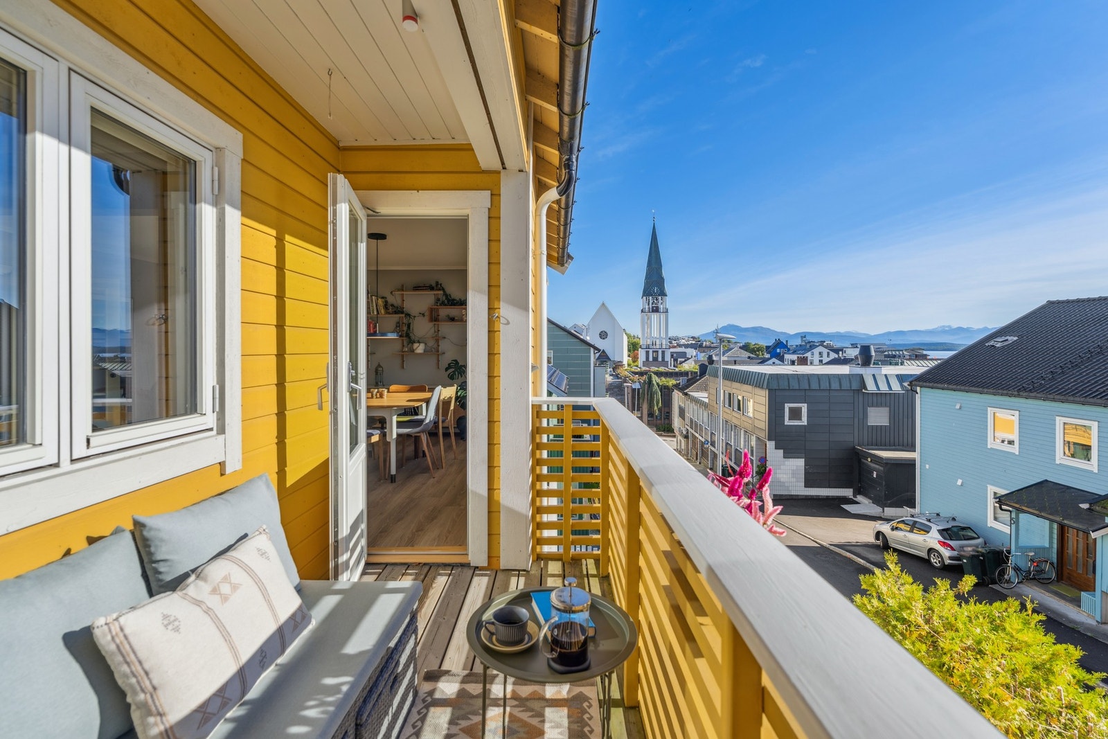 Balkong på ca. 5 kvm med flott utsikt Galleribilde