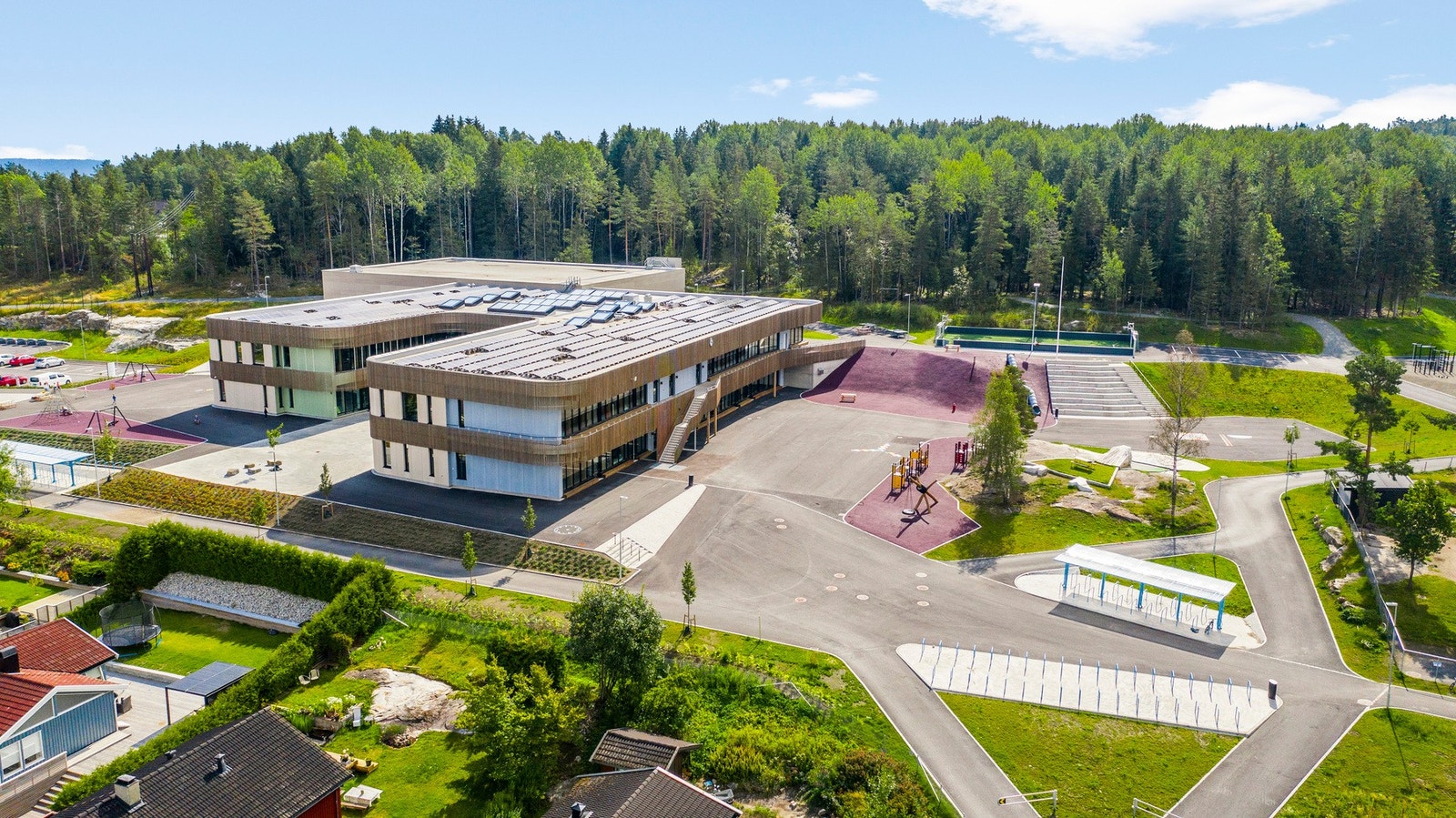 Nye Torvbråten barneskole | Her har du også lysløype og barnehage Galleribilde