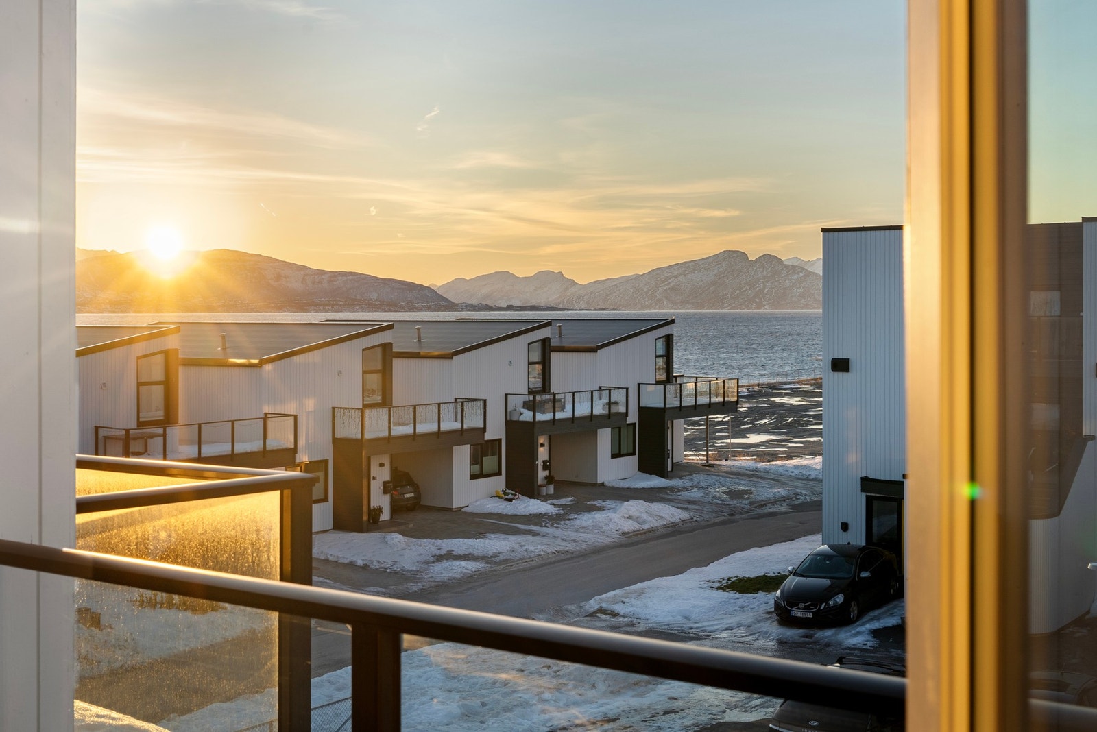 Praktfull utsikt fra altan Galleribilde