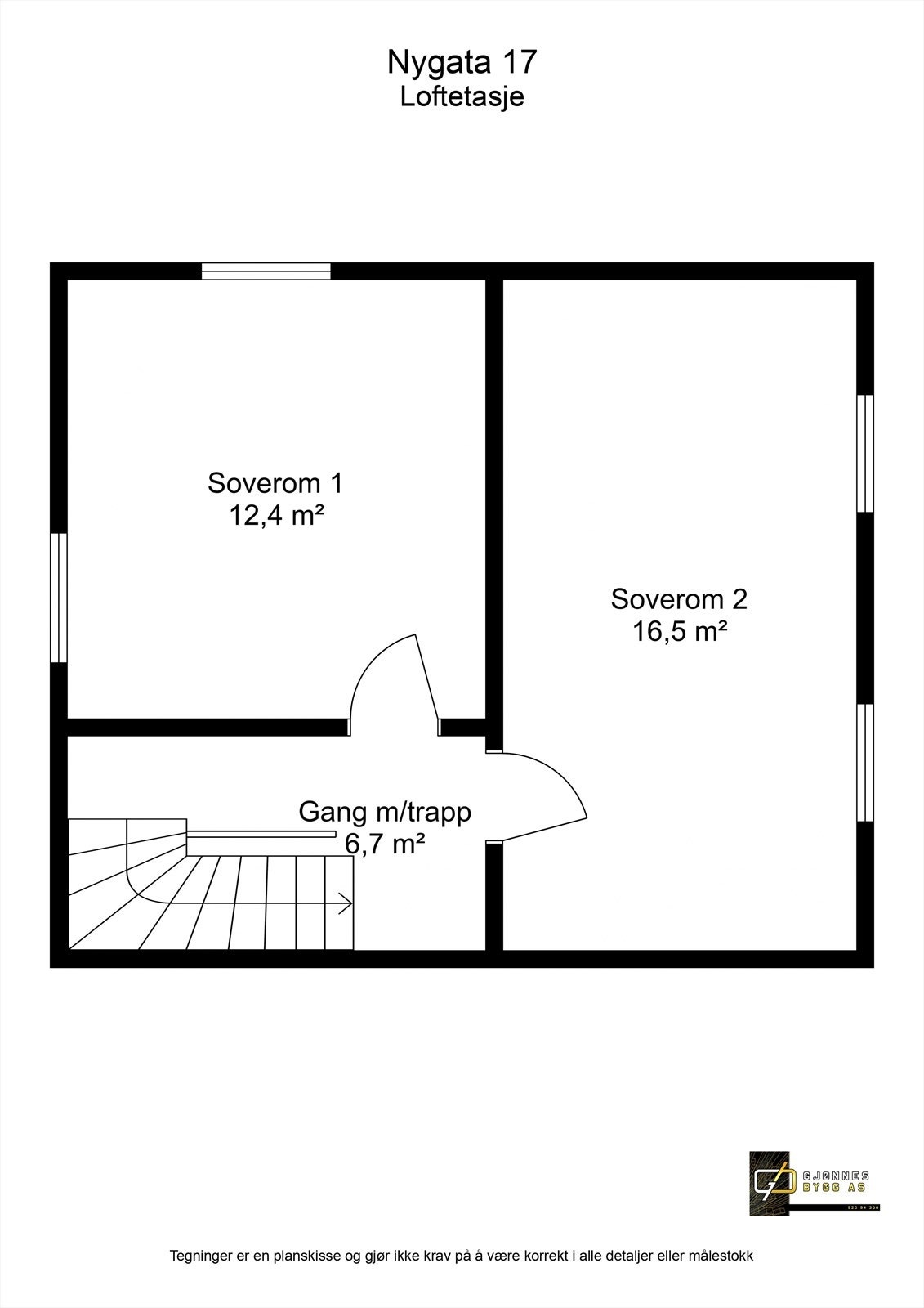 Nygata 17 - 2D - Loftetasje.jpg Galleribilde