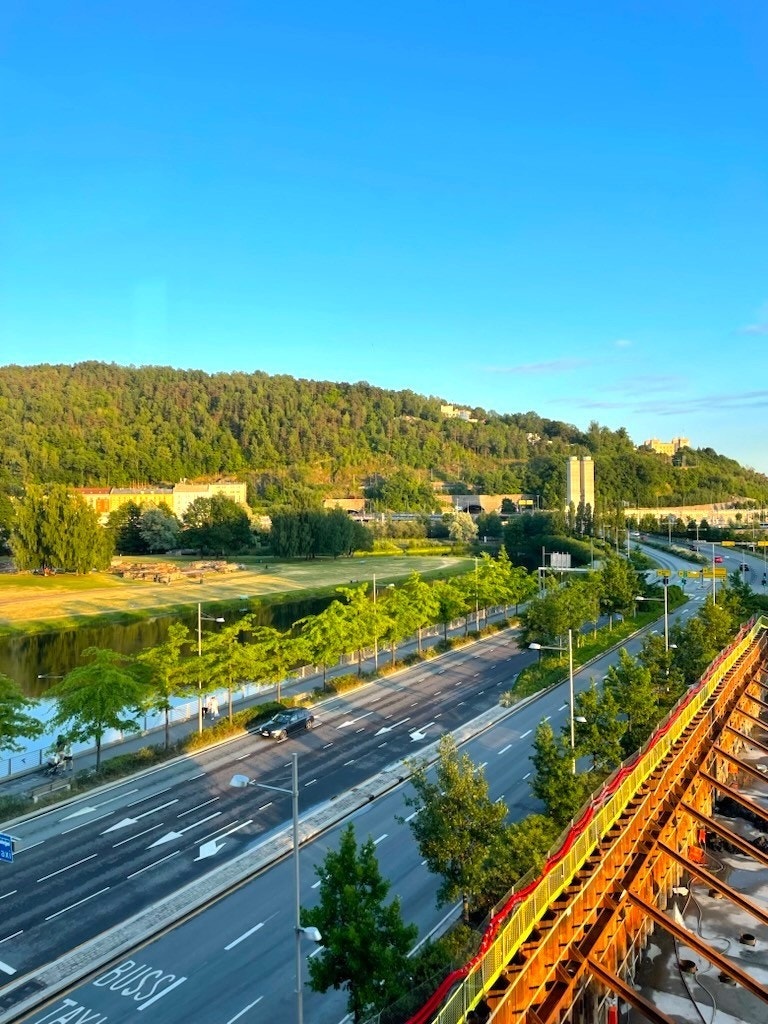 Utsikt fra felles takterrasse Galleribilde
