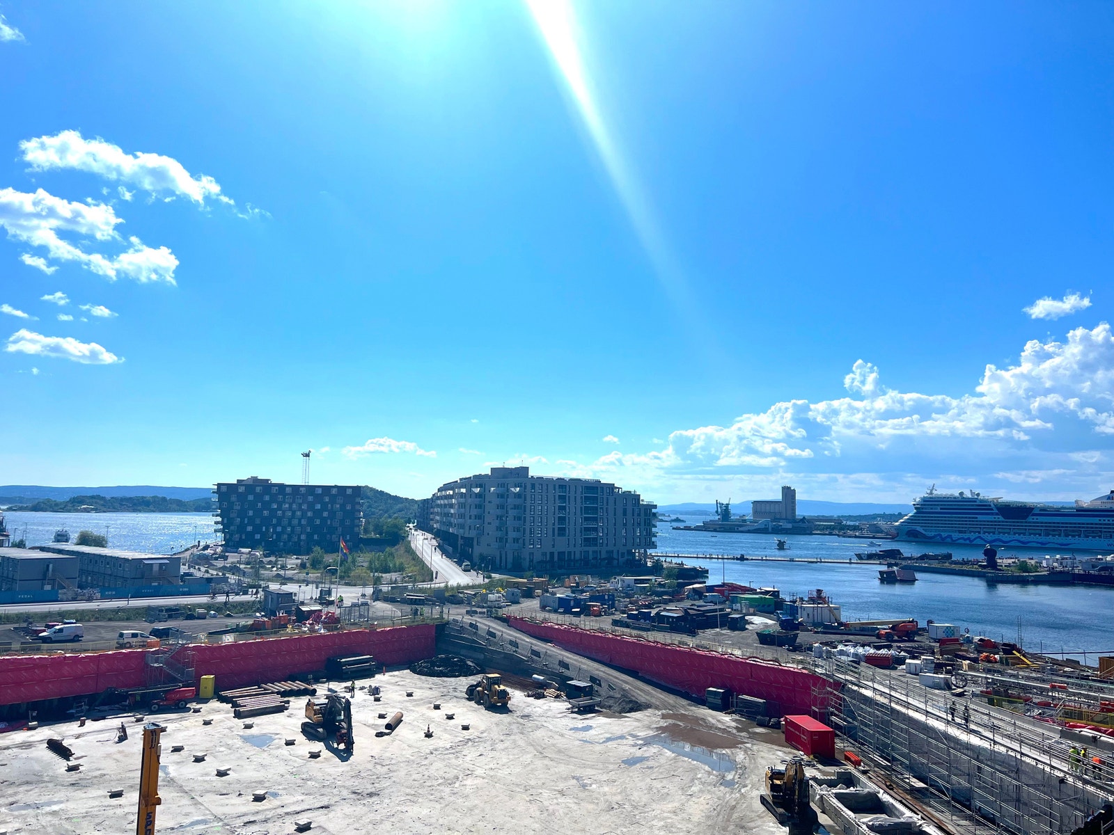 Utsikt fra balkong Galleribilde