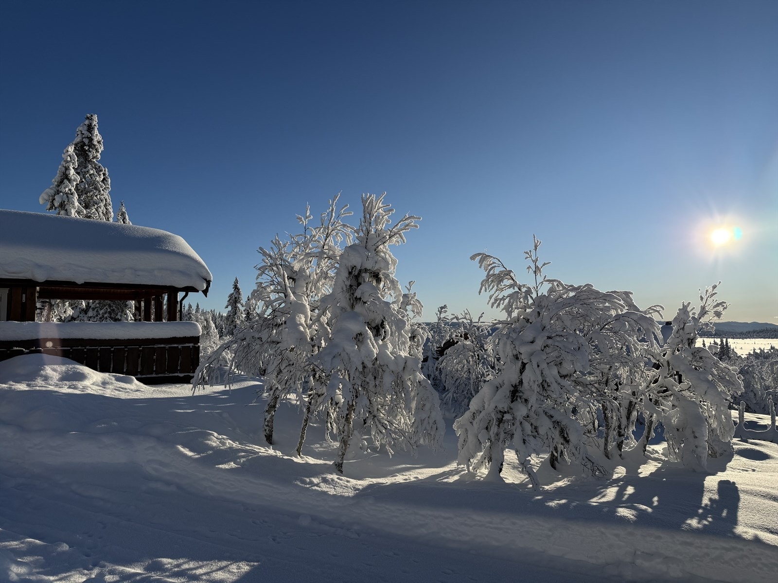 Fra eiendommen er det fin utsikt. Galleribilde