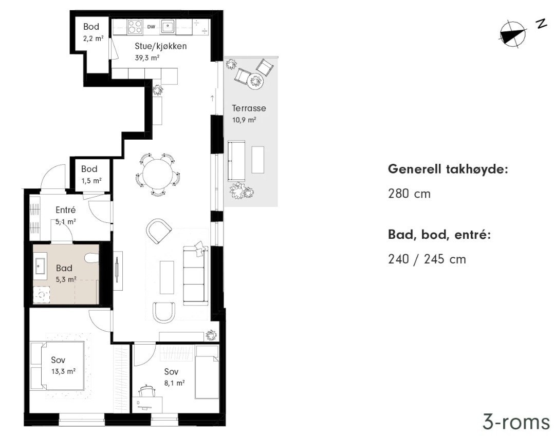 Leilighet 1 Galleribilde