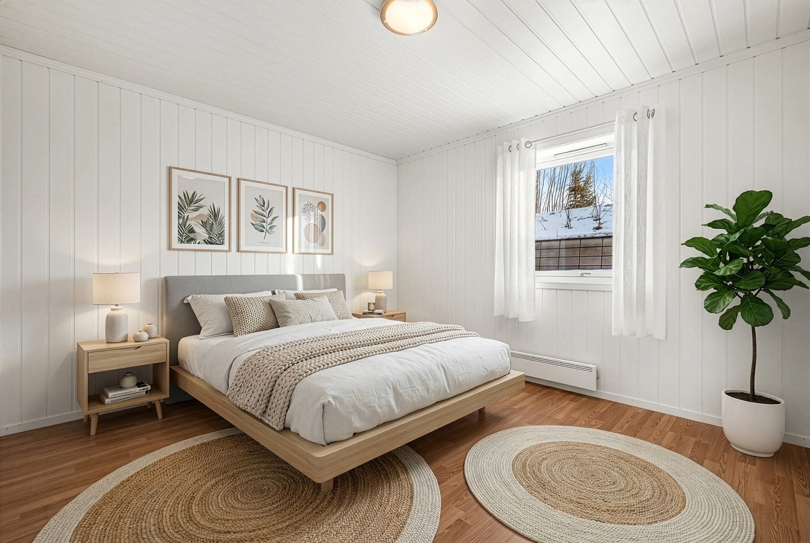 Digitalt møblert Galleribilde