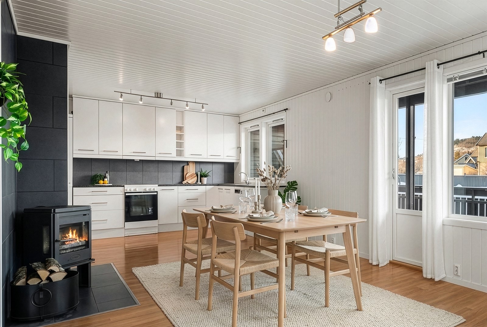 Digitalt møblert Galleribilde