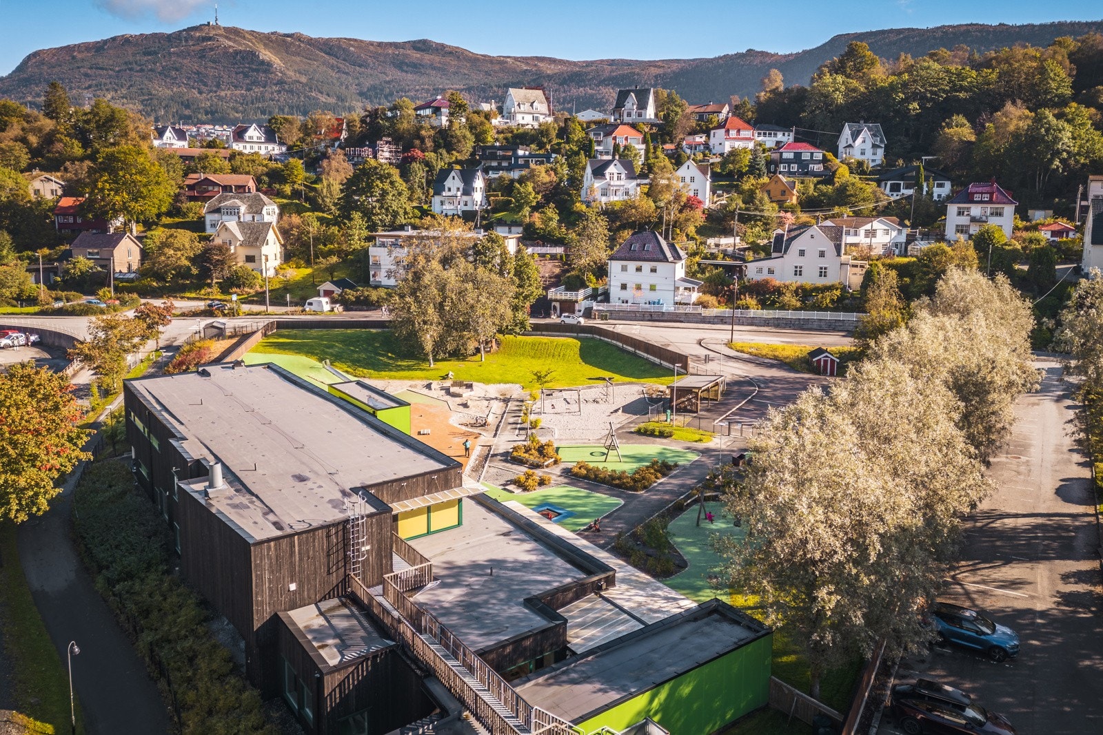 Det er også kort vei til Kristianborg barnehage. Galleribilde