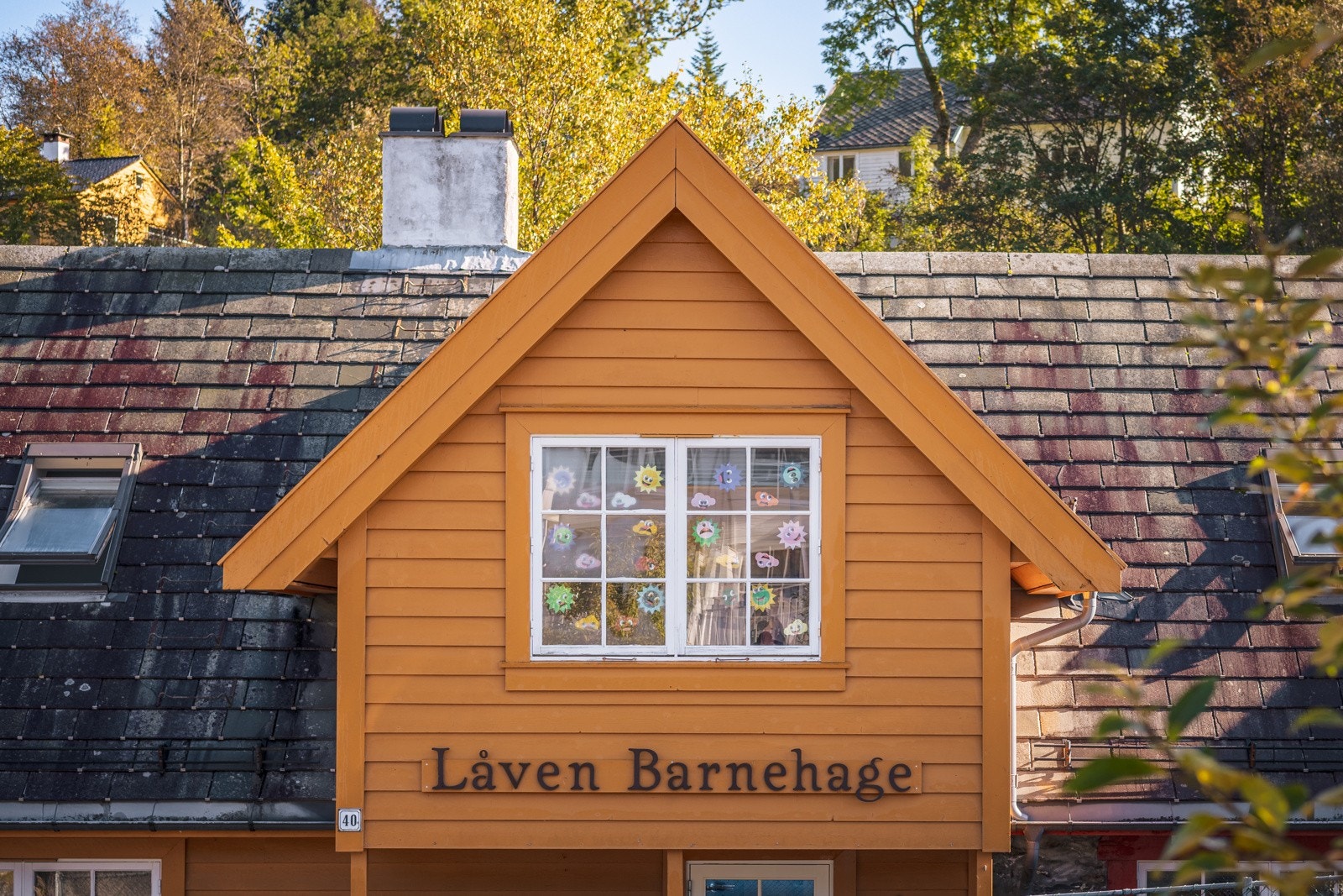 Låven barnehage ligger kun 2 minutters gange fra boligen. Galleribilde