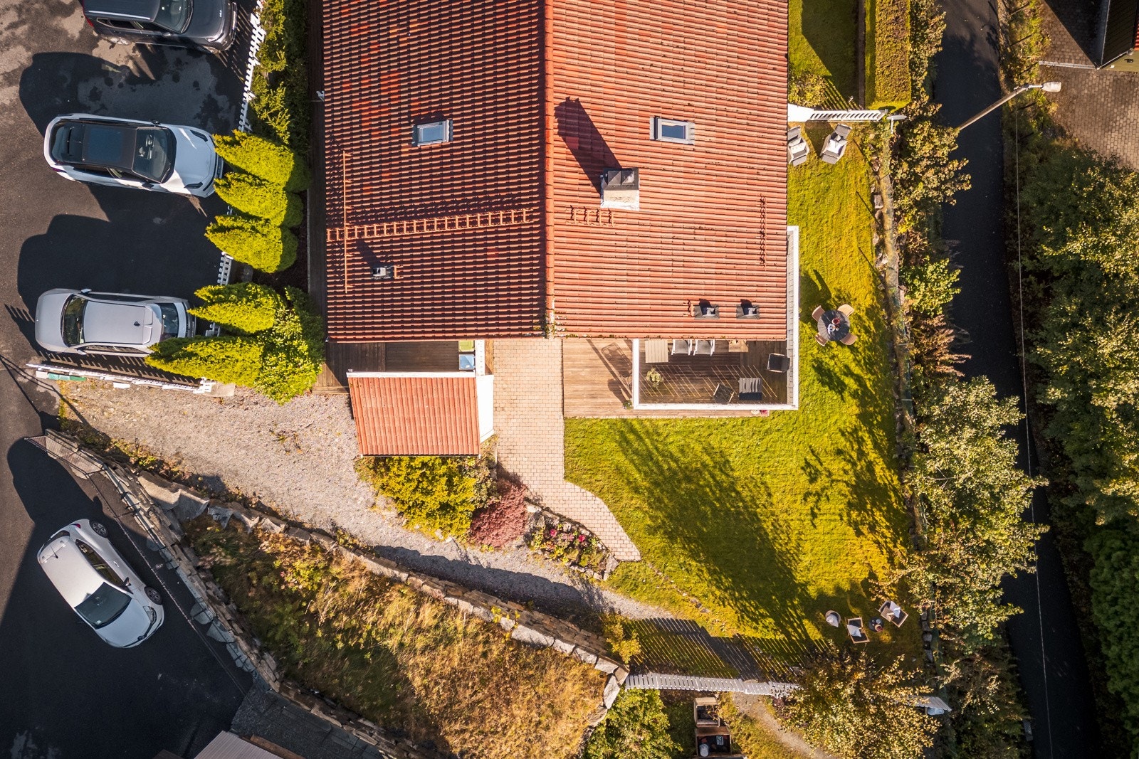 Et godt overblikk av tomten. Galleribilde