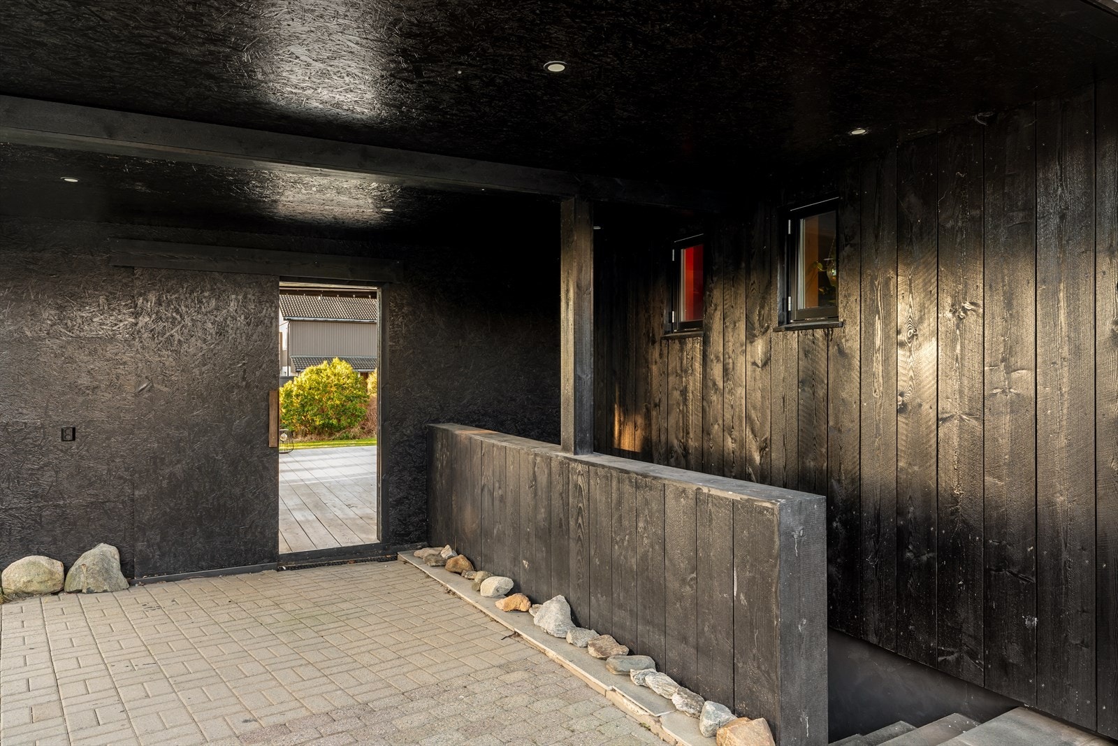 Carport - nedgang til kjeller Galleribilde