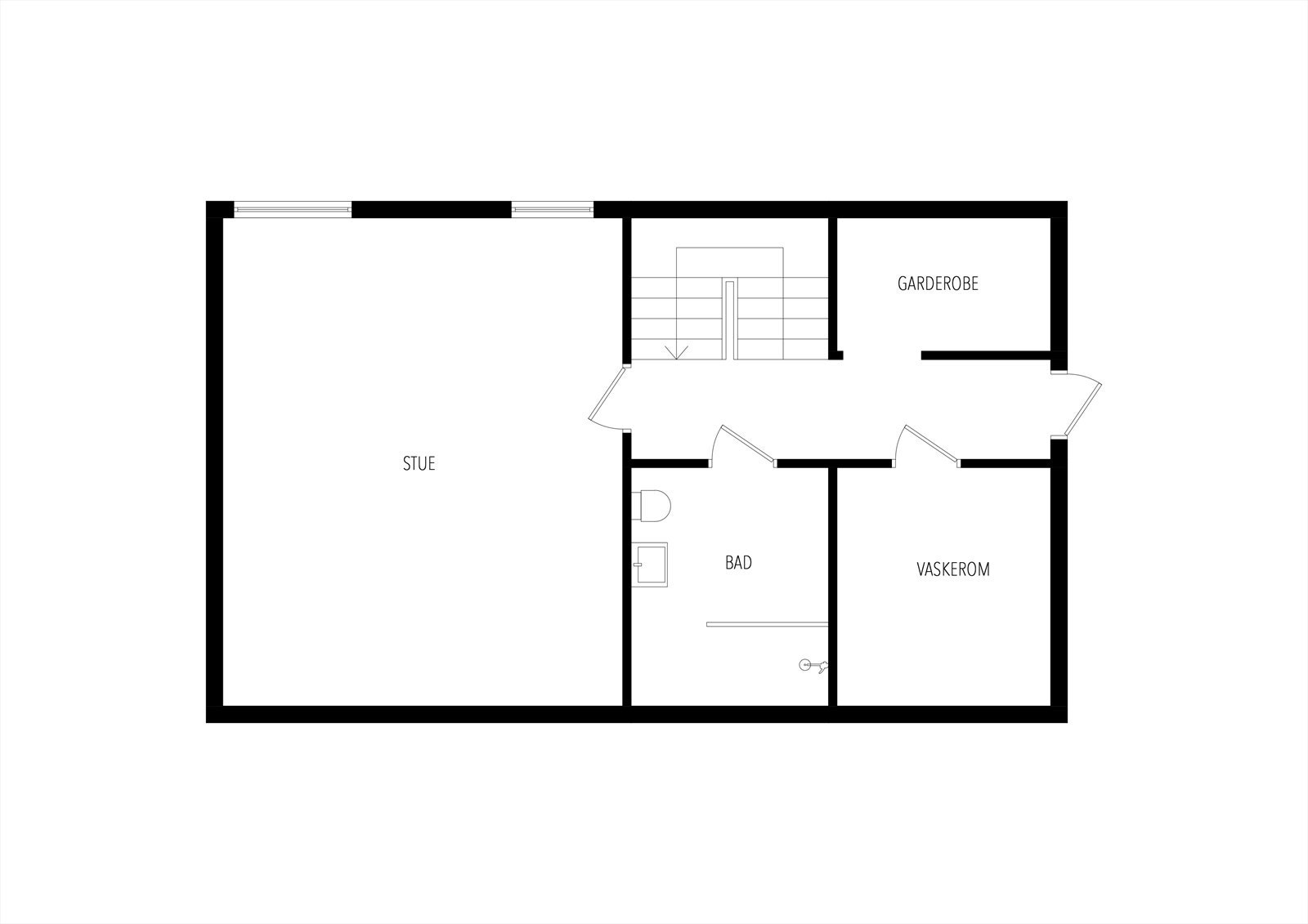 Plantegning kjeller Galleribilde