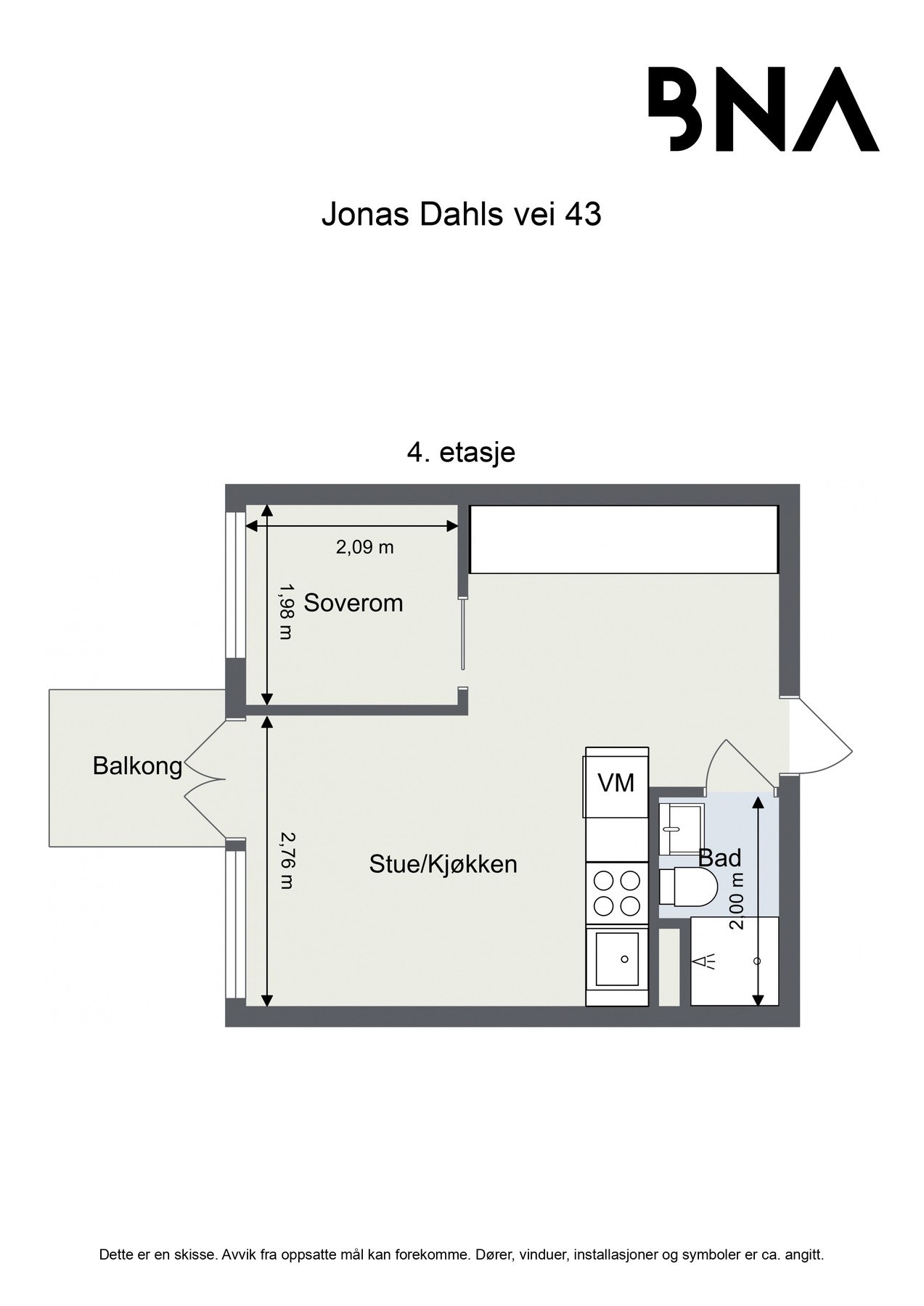 Plantegning Galleribilde