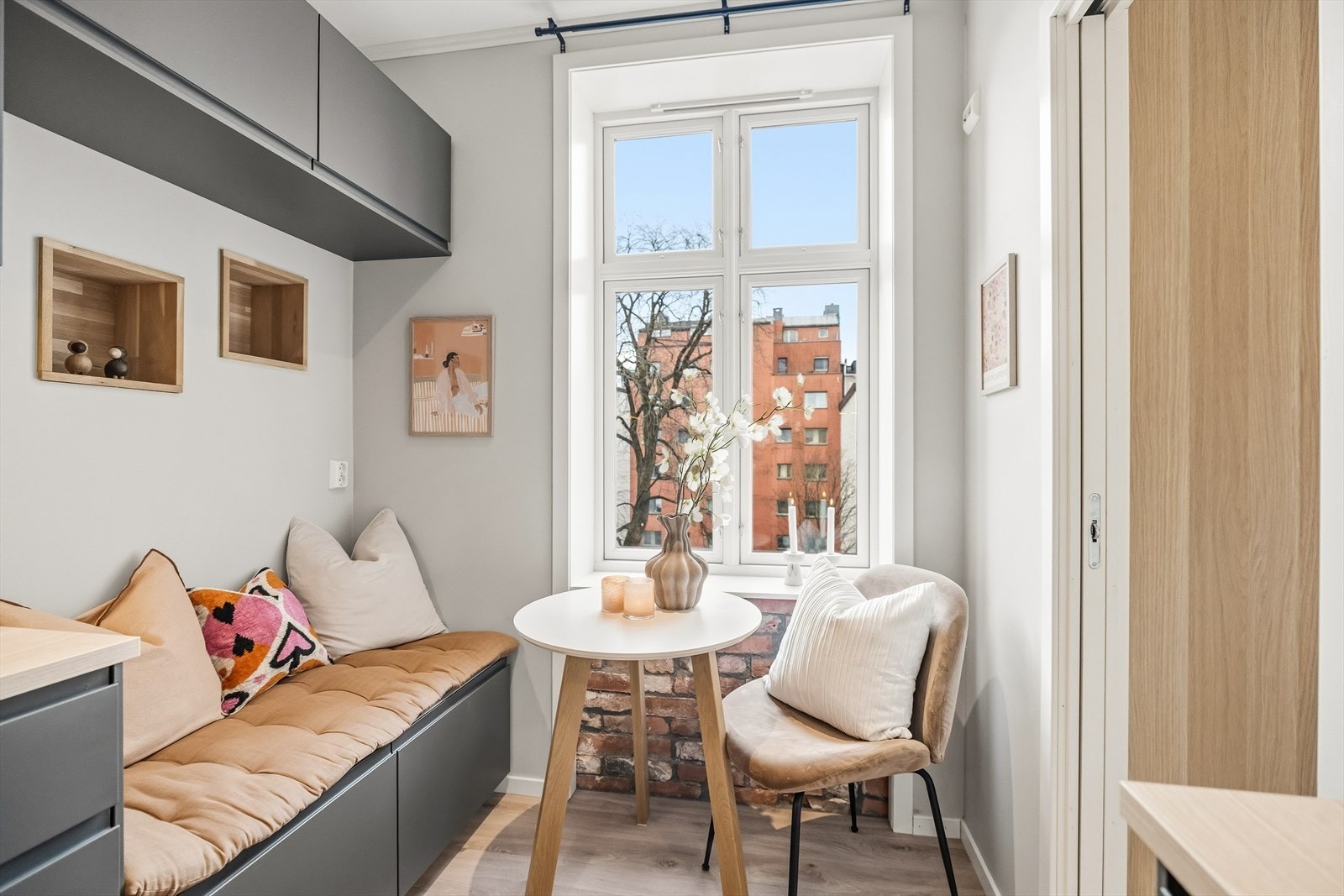 Her kan du nyte morgenkaffen. Galleribilde