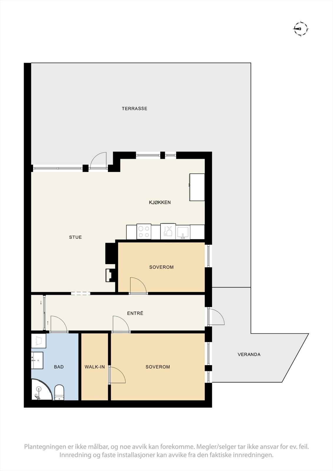 Plantegning Galleribilde