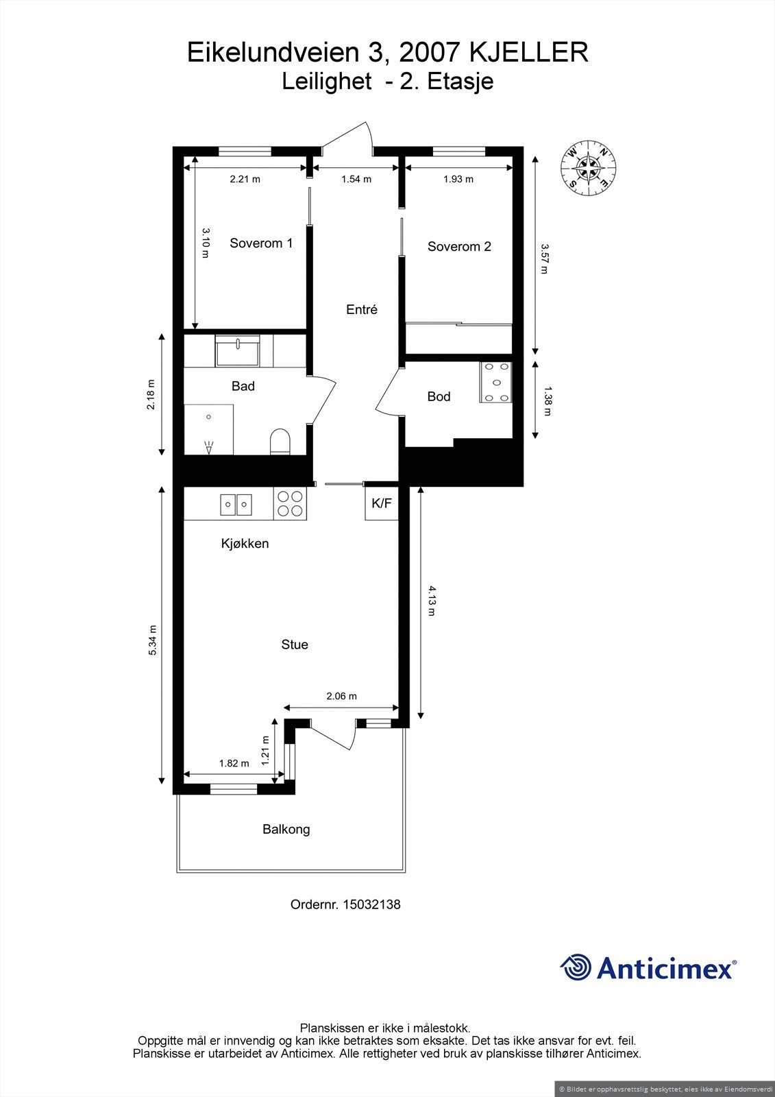 Plantegning Galleribilde
