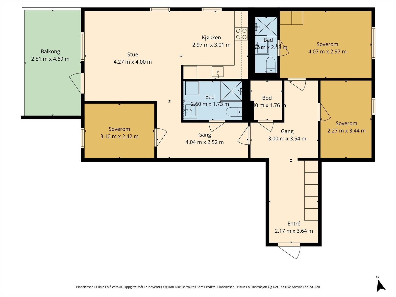 Plantegning - 2. etasje. Galleribilde