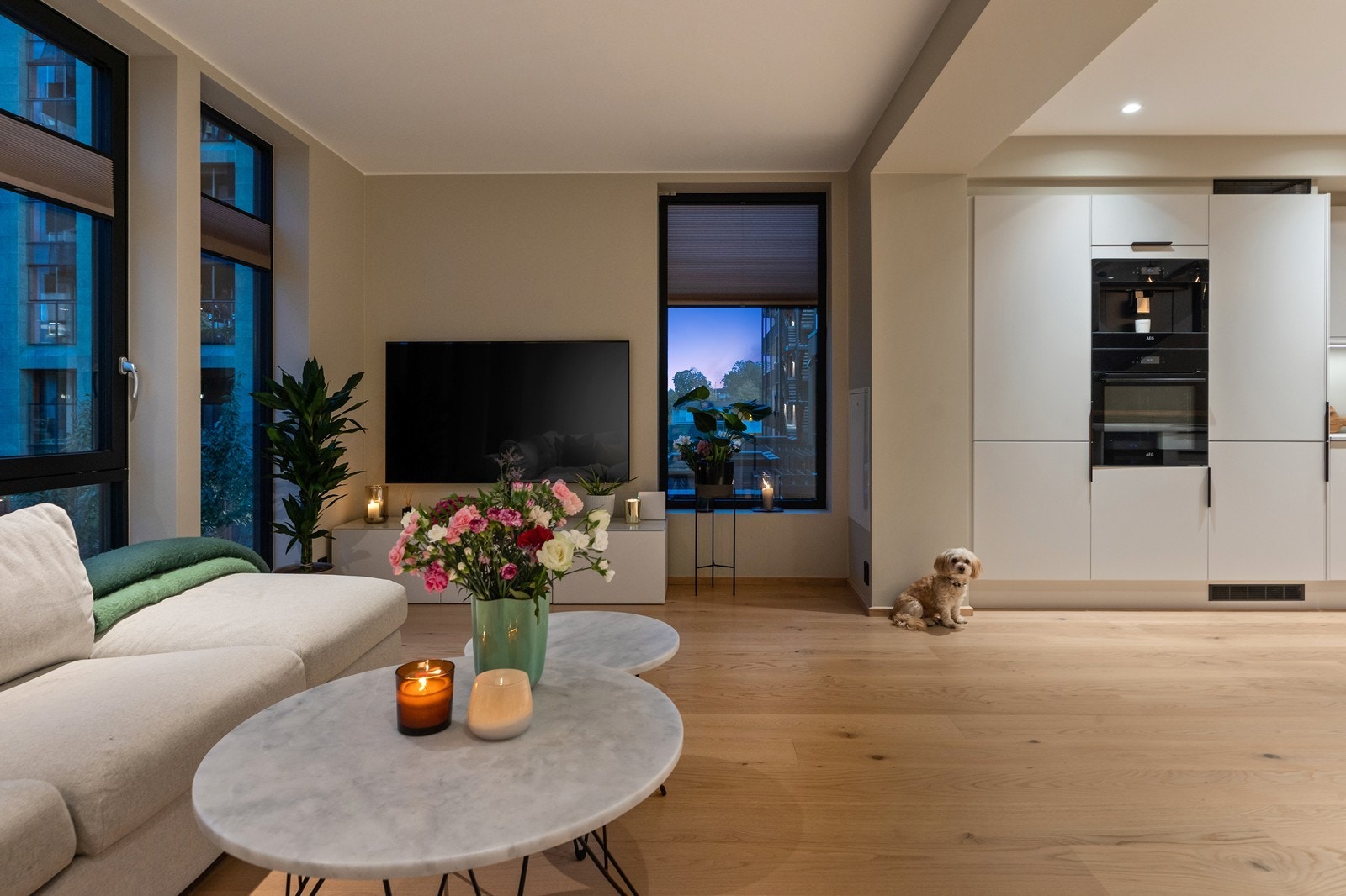 I denne sonen er det god plass til TV-krok og mediamøbler. Galleribilde