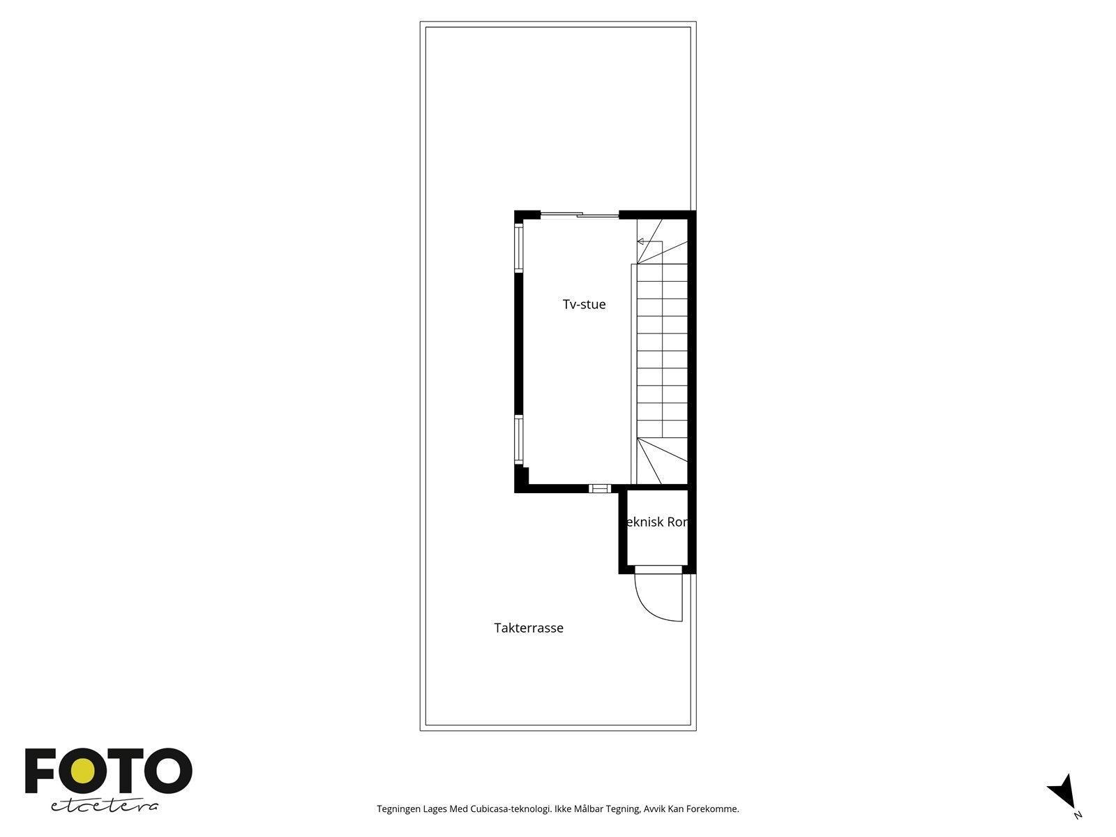 3. etasje. Veiledende plantegning - Ikke målbar Galleribilde