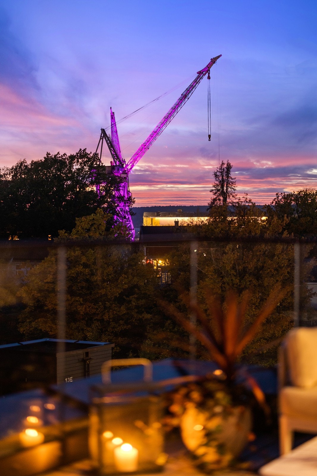 Utsikt fra takterrassen. Galleribilde