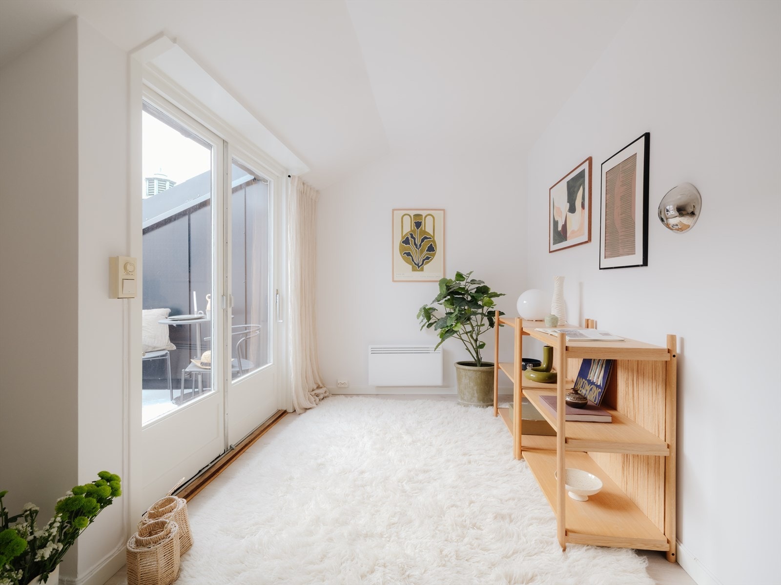 Herfra har du utgang til takterrassen. Galleribilde