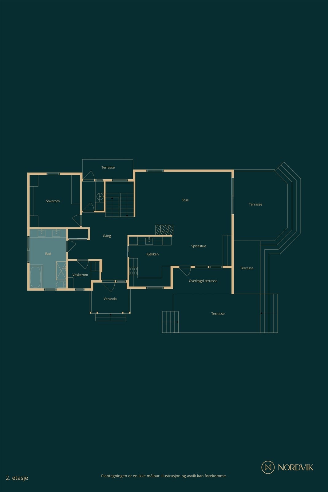 Plantegning Galleribilde