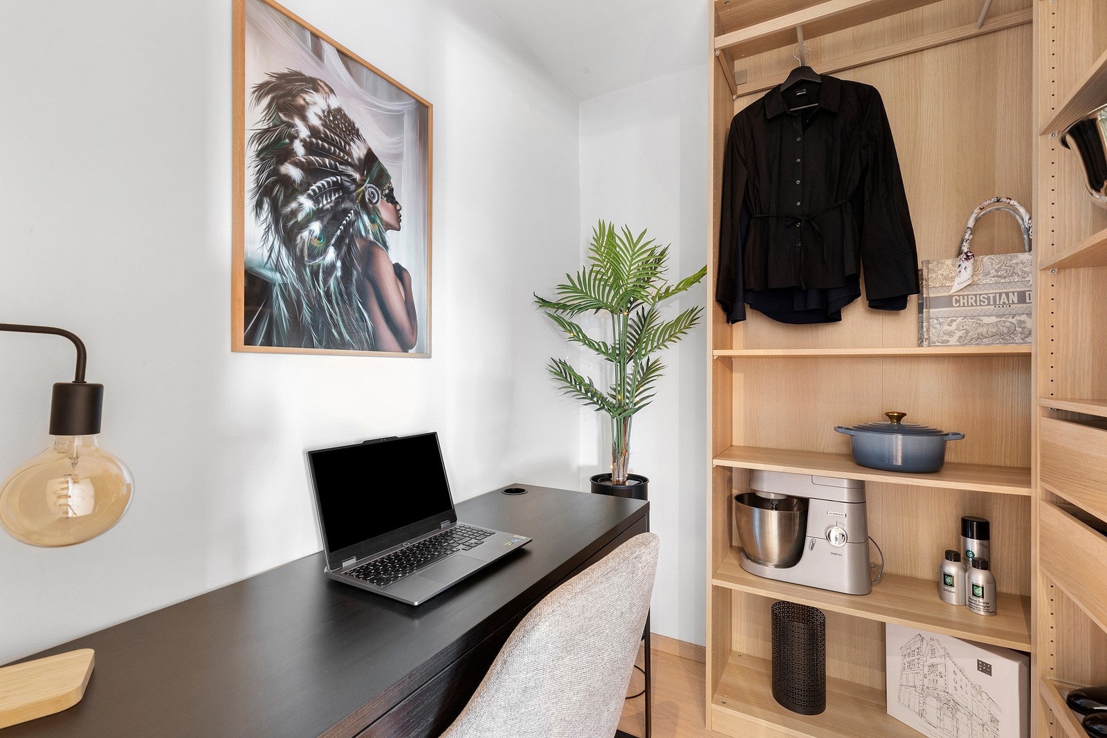 Praktisk innvendig bod på 3,6 kvm. Galleribilde