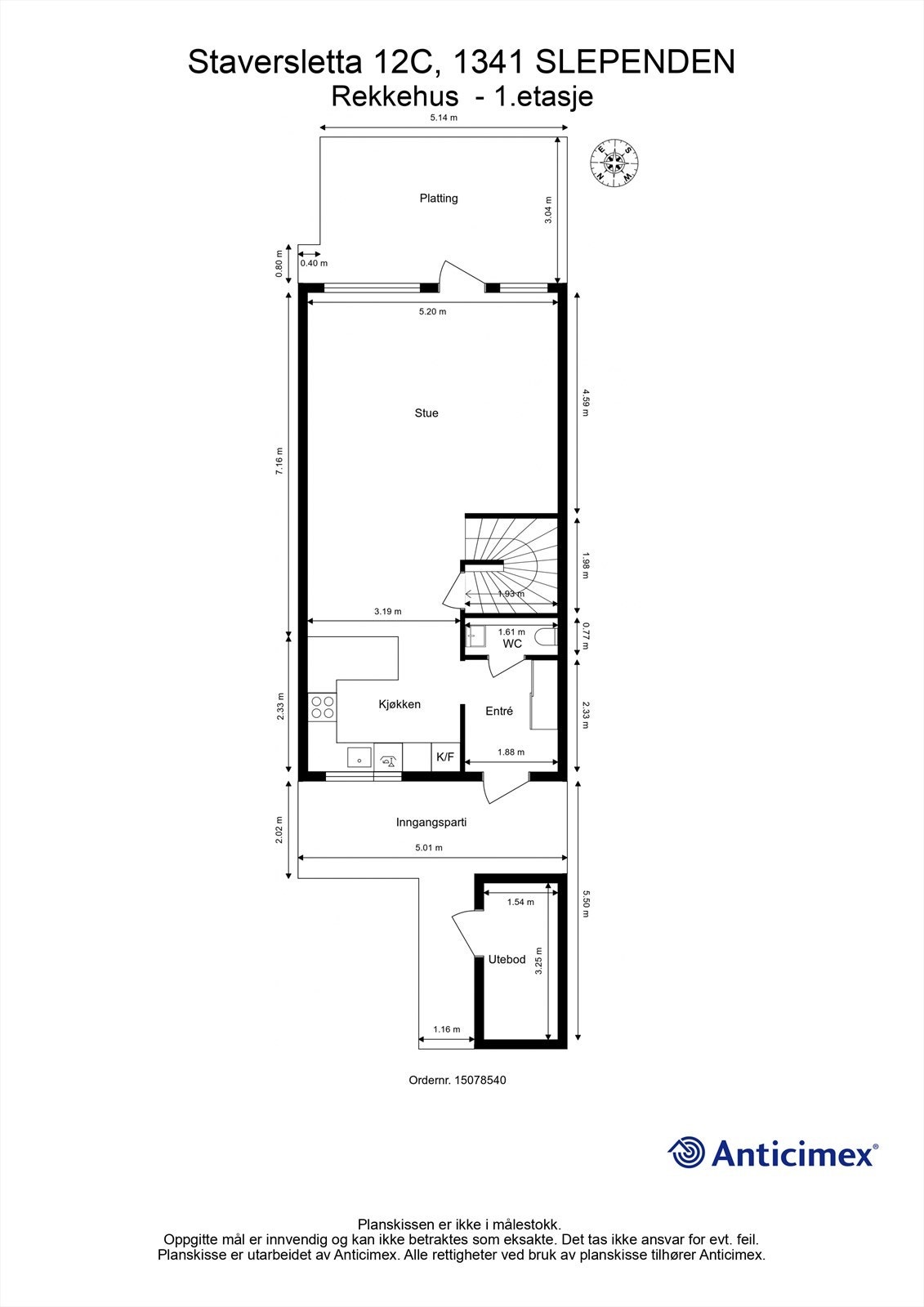 Plantegning Galleribilde
