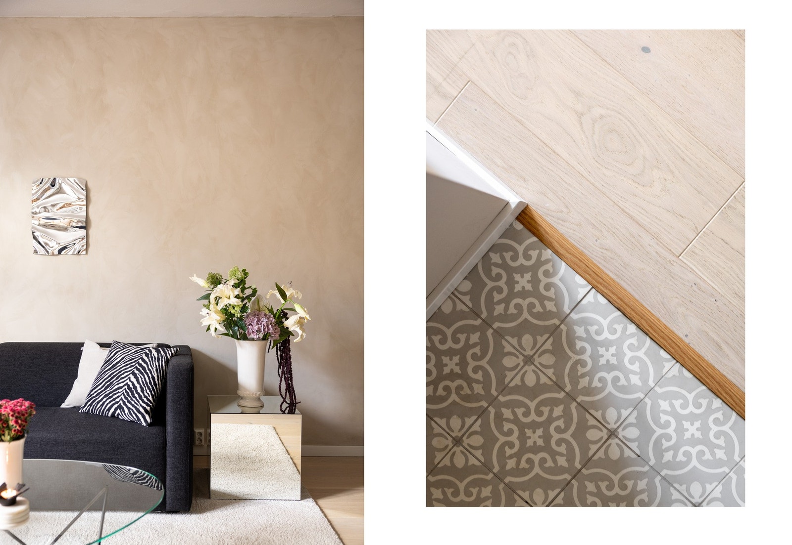 Leiligheten ble pusset opp i 2019/2020 med flotte detaljer. Galleribilde