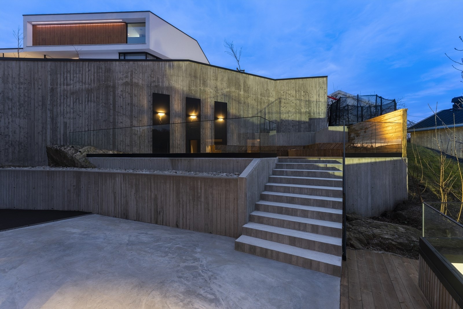 Loungeområdet - Her får man også kveldssolen Galleribilde