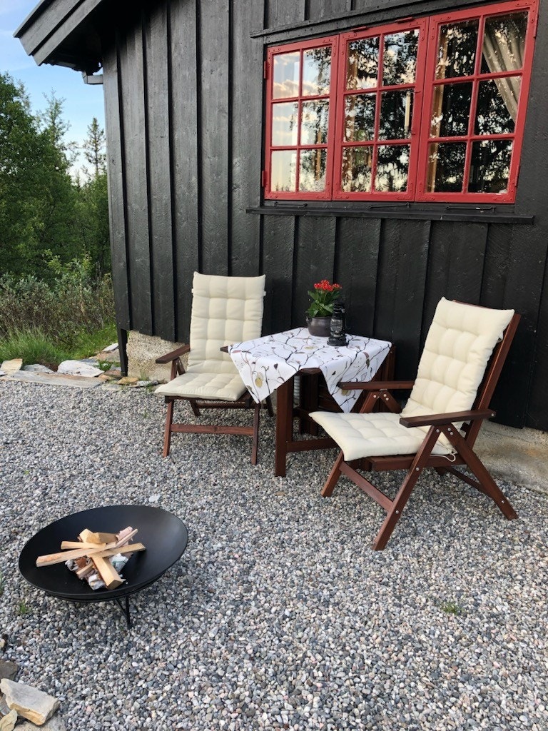 Hyggelig uteplass. Galleribilde