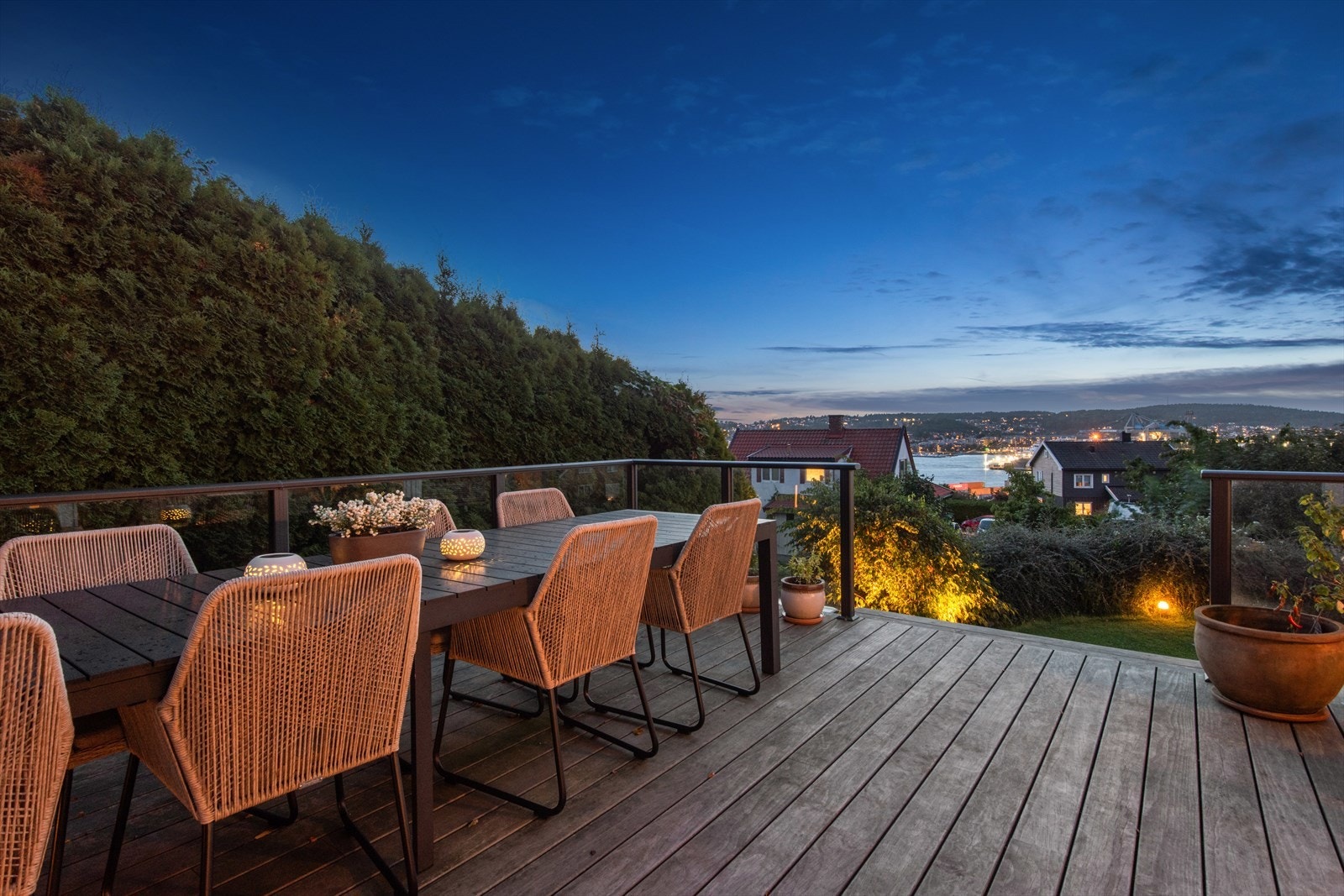 Fra eiendommen har du flott utsikt. Galleribilde