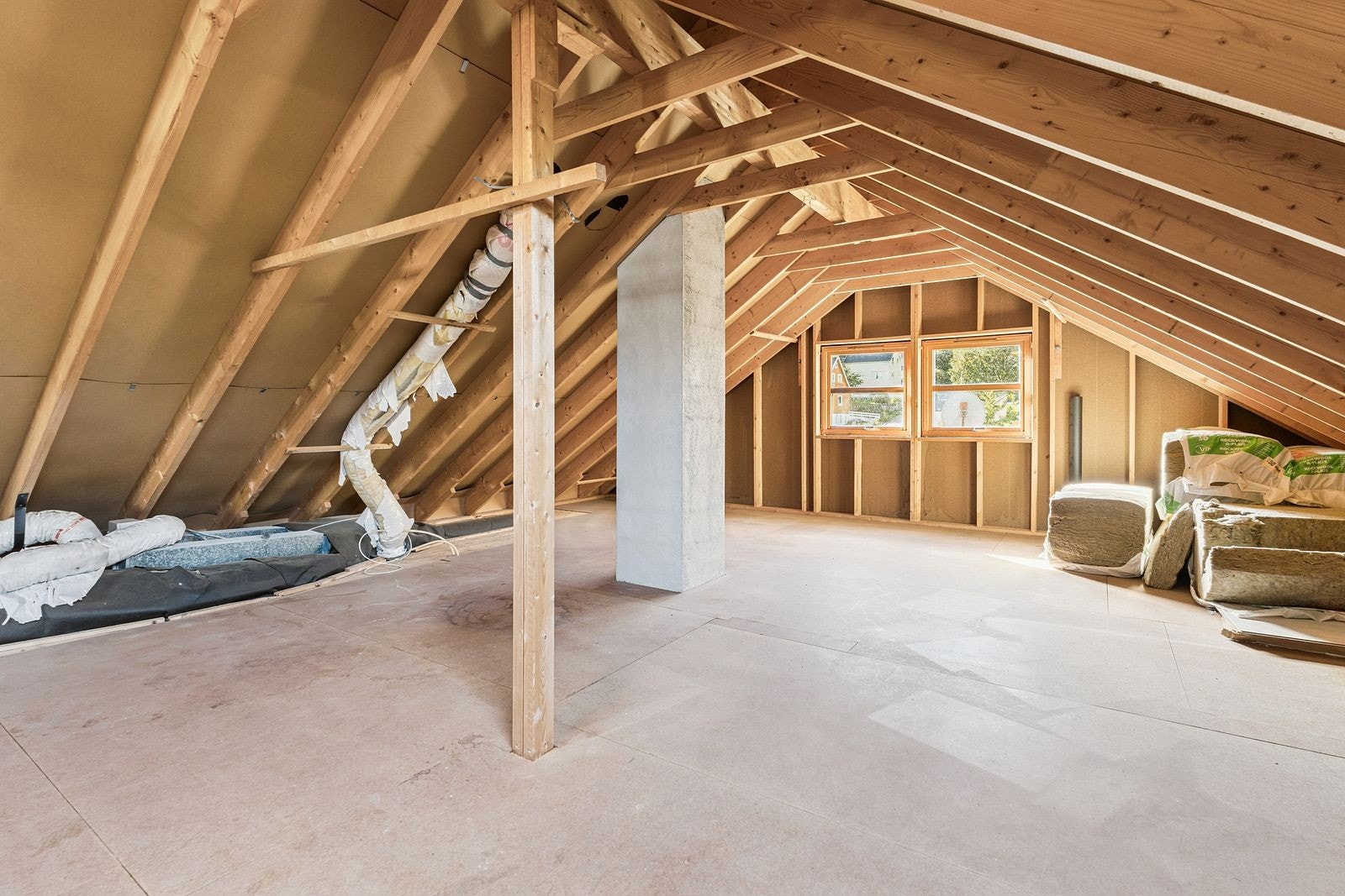 Opent loft. Her kan du dele inn rommet som du vil Galleribilde