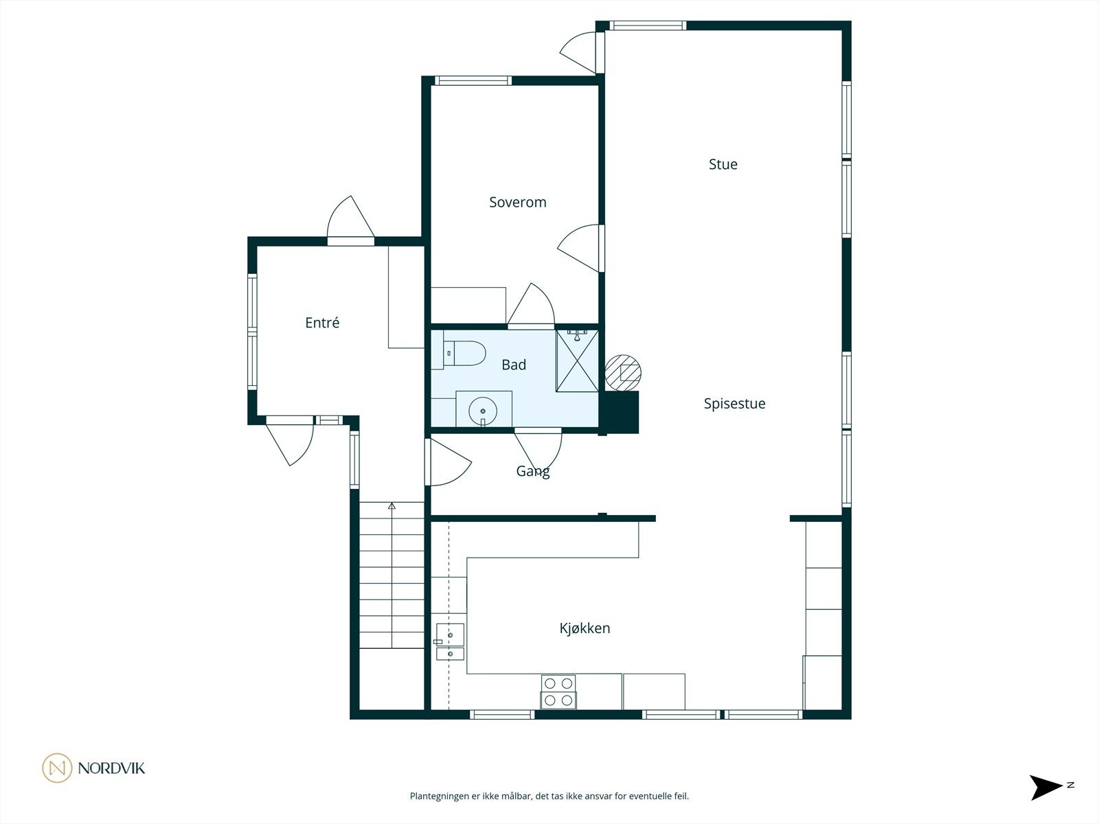 Plantegning 2.etasje Galleribilde