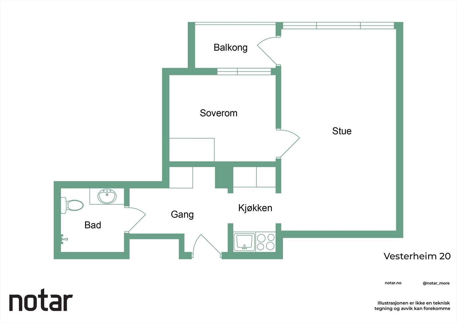 Planløsning. Galleribilde