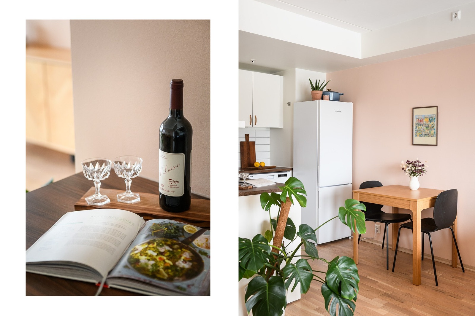 Det er også fin plass til en liten spisegruppe. Galleribilde