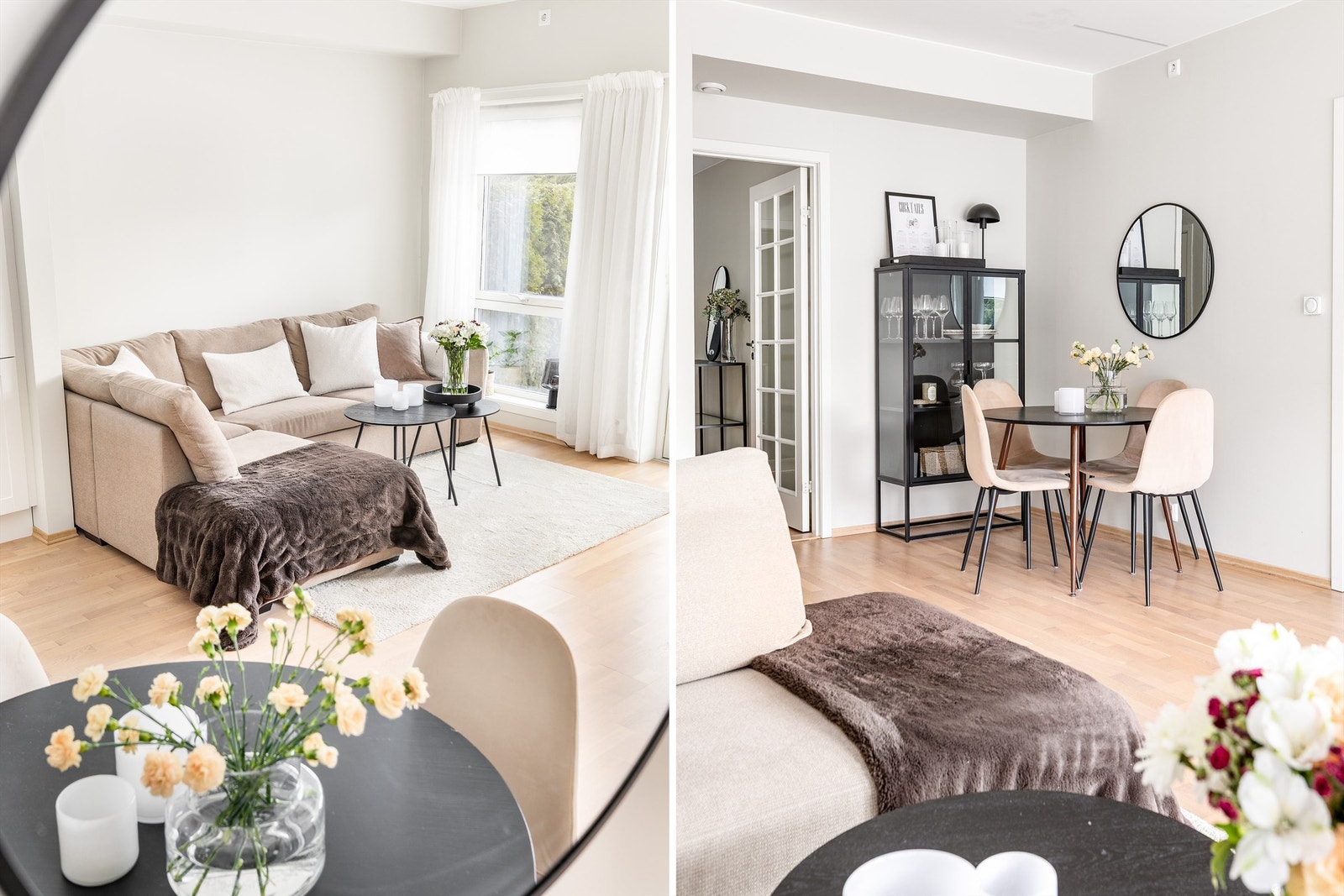 Leiligheten ble oppført med moderne standard og er meget velholdt. Alle rom utenom badet har gulv med både parkett og vannbåren varme. Galleribilde