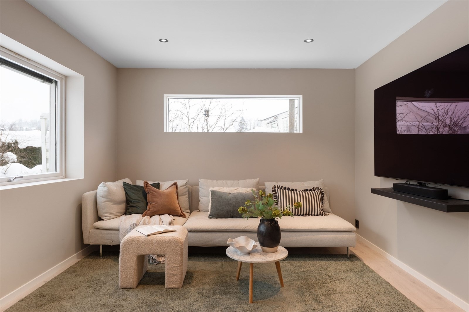 Her er det god plass til ønsket møblering og tilpasning mot egen stil. Galleribilde