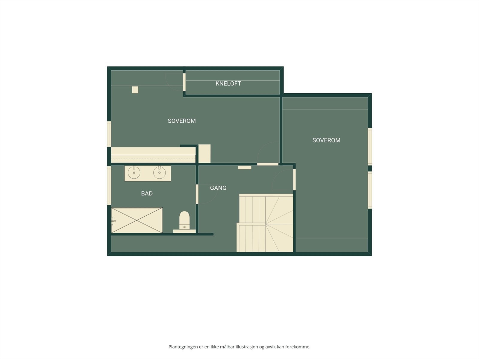 Plantegning - 2. etasje. Galleribilde