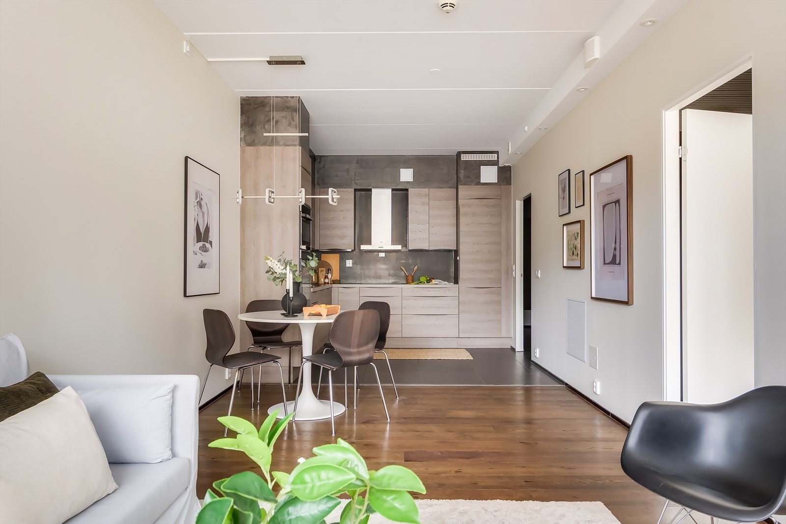 Varmtvann og fyring (A-konto) er inkludert i felleskostnadene Galleribilde