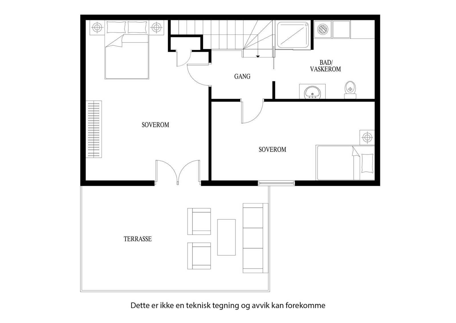 Plantegning 2. etasje Galleribilde