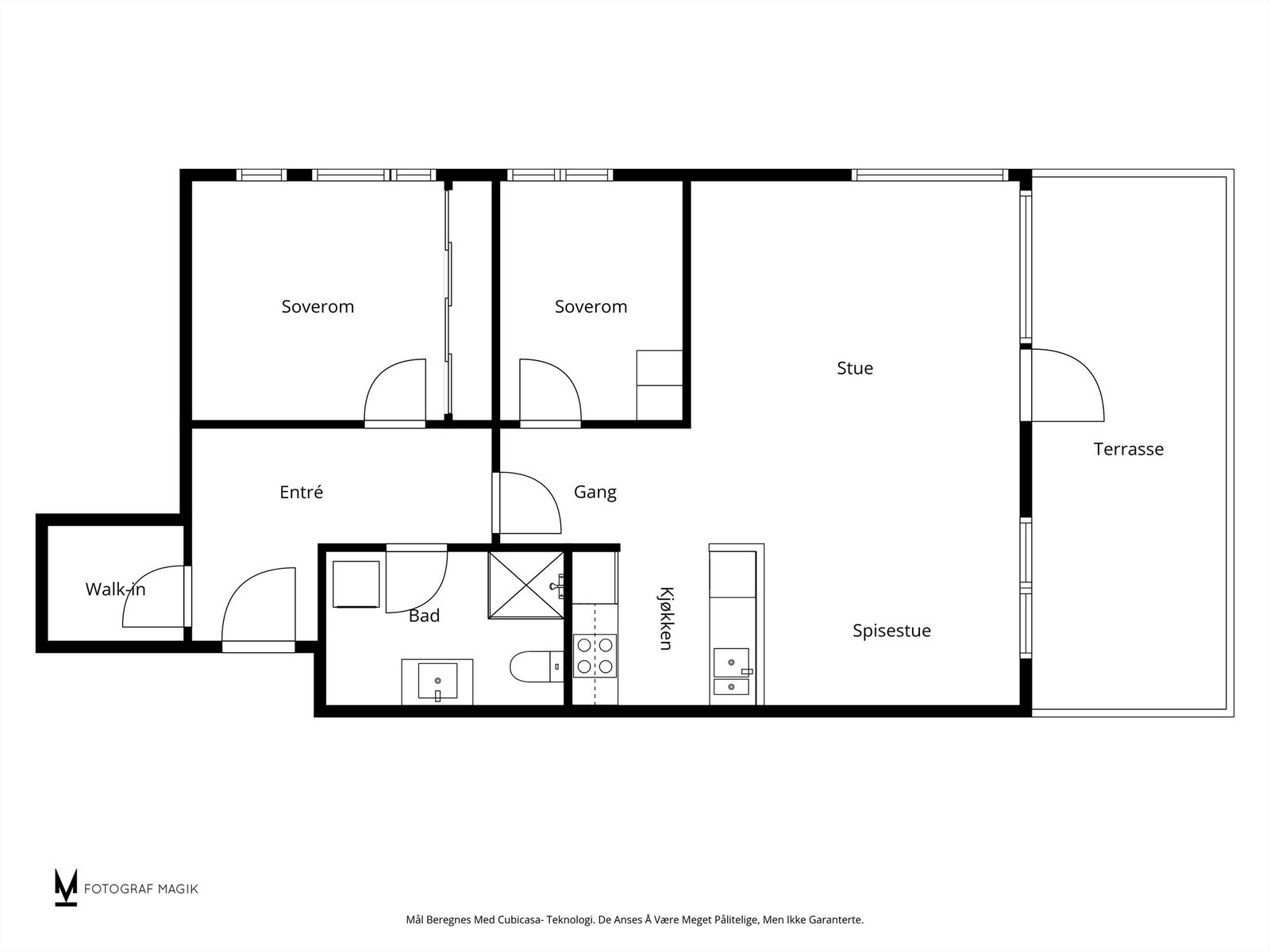Plantegning Galleribilde