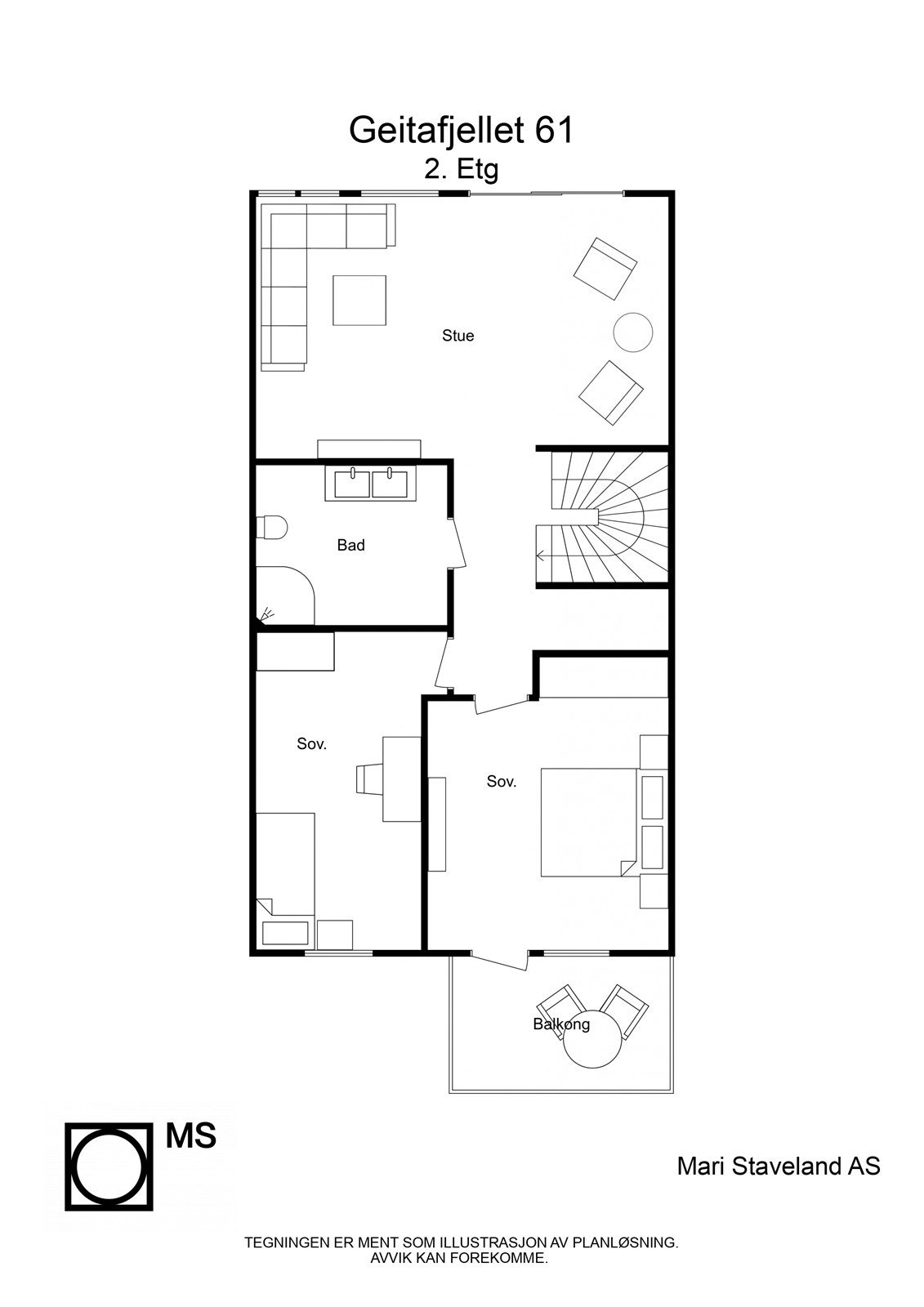 Plantegning | 1. etasje. Galleribilde