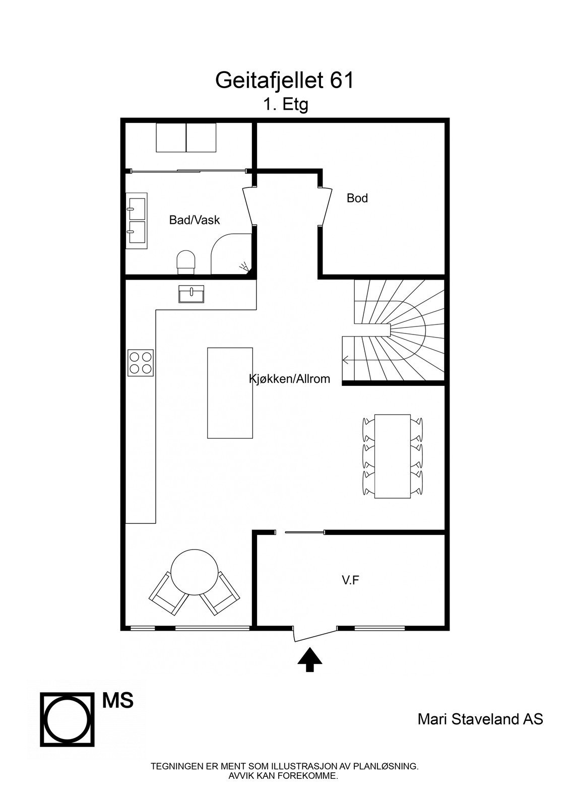 Plantegning | Underetasje. Galleribilde