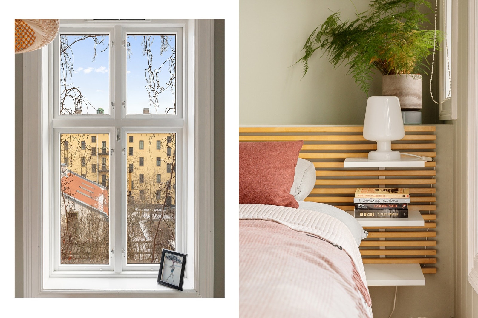 Vender mot indre gårdsrom. Galleribilde