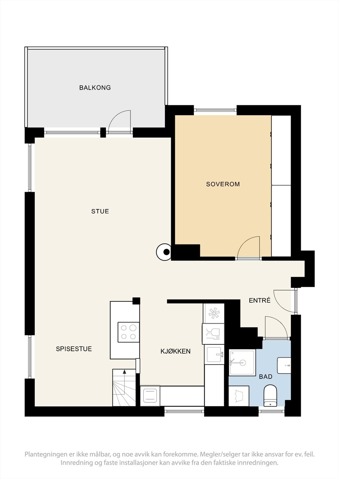 Plantegning 2.etg. Galleribilde