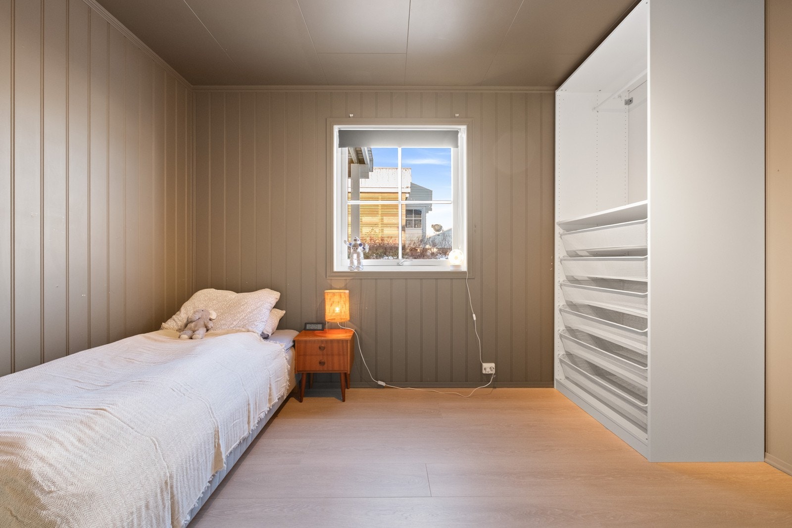 Rommenes størrelse passer ypperlig som barne- eller gjesterom. Galleribilde