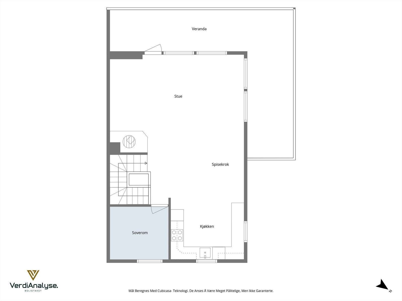 Planløsning over 2. etasje. Galleribilde