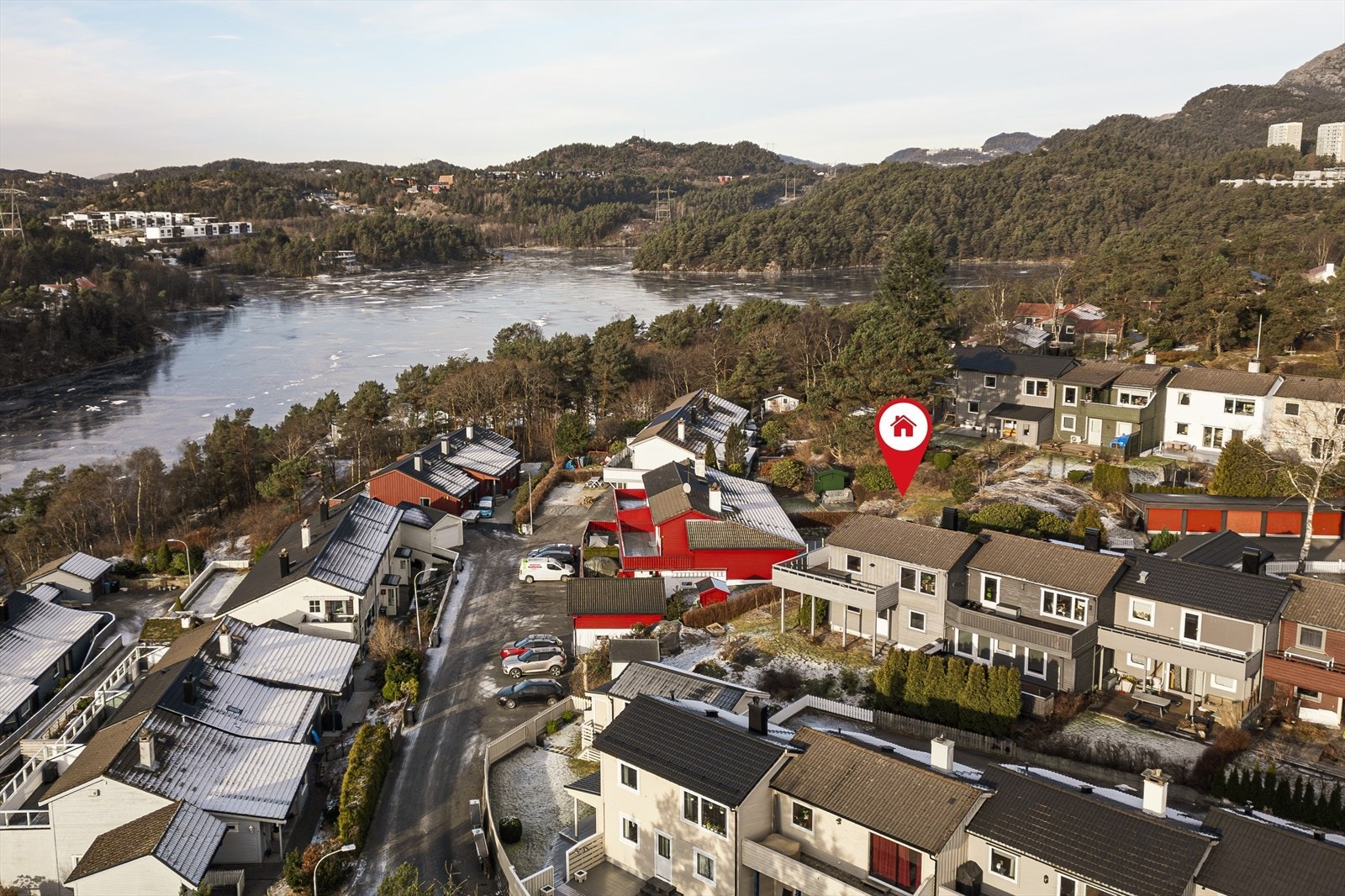 En fantastisk beliggenhet i et trivelig boligfelt Galleribilde