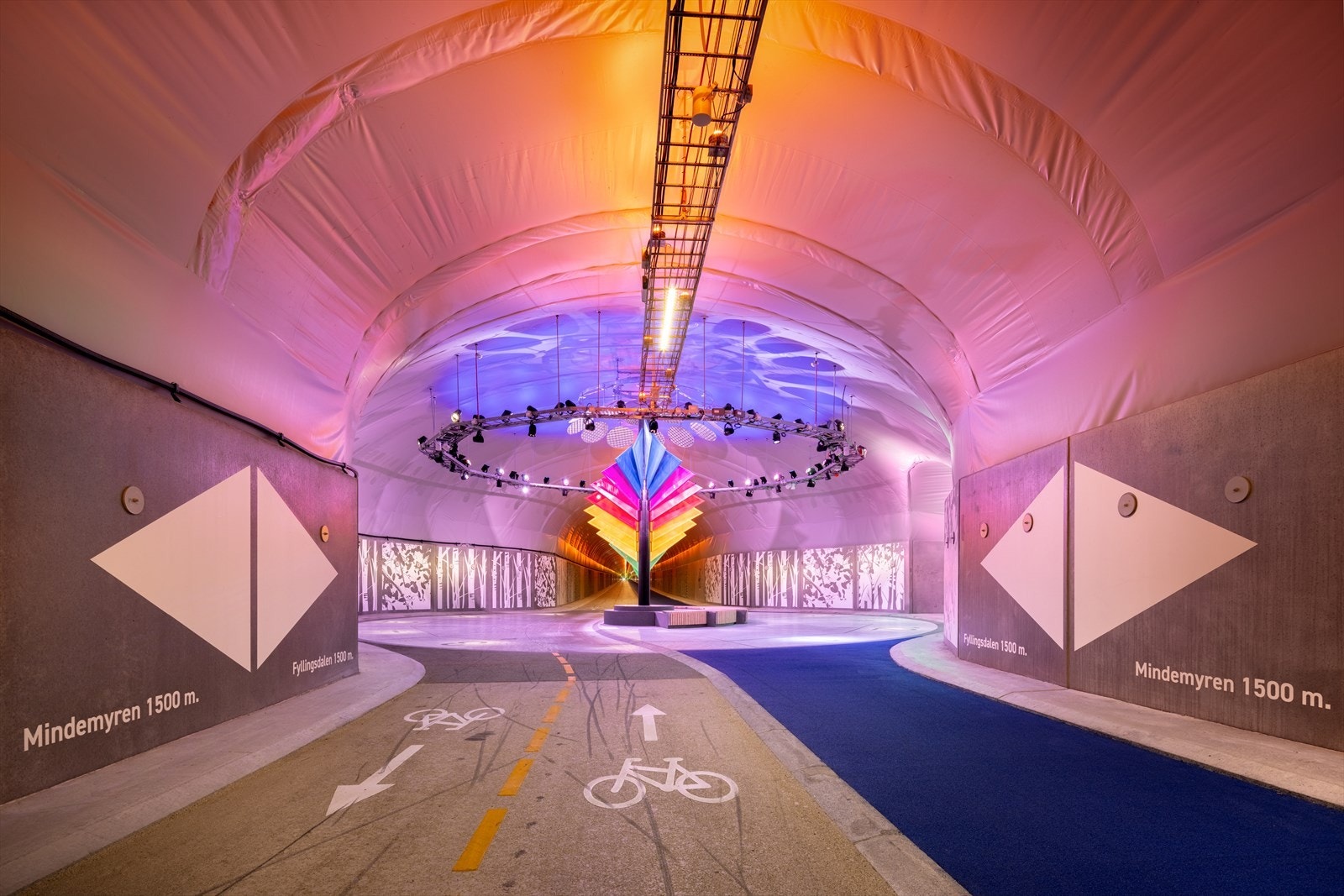 Sykkeltunnelen fra Fyllingsdalen til Minde Galleribilde